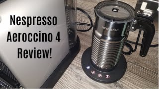 Nespresso Aeroccino 4 Milk Frother Review  Worth upgrading from the Aeroccino 3 [upl. by Anaul103]