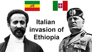 Italian invasion of Ethiopia 19351936 [upl. by Akkahs]