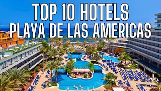 TOP 10 HOTELS IN PLAYA DE LAS AMERICAS TENERIFE SPAIN [upl. by Olivie819]