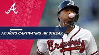 Ronald Acuna Jrs captivating home run streak [upl. by Camel]