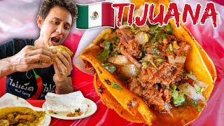 Mexican Street Food in Tijuana 🇲🇽 INSANE TACOS TOUR IN MEXICO 🌮Part 2 [upl. by Kcinimod236]