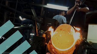 How Its Made MouthBlown Glass [upl. by Eusassilem]