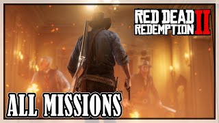 Red Dead Redemption 2  All Missions  Full game story [upl. by Warfourd]