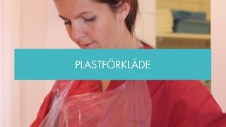 4  Plastförkläde  Basal hygien i vård och omsorg [upl. by Lynch]