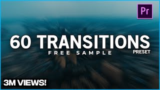 60 Free Smooth Transitions for Adobe Premiere Pro [upl. by Dirtsa]