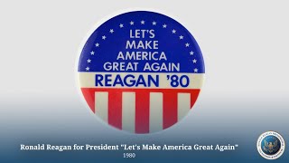 Ronald Reagan for President quotLets Make America Great Againquot 1980 [upl. by O'Toole319]