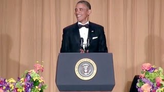 President Obama at White House Correspondents Dinner [upl. by Annaesor833]