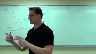 Calculus 1 Lecture 37 Optimization MaxMin Application Problems [upl. by Shepard]