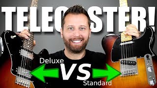 SINGLE COIL or HUMBUCKER Telecaster Tone Comparison [upl. by Minica946]