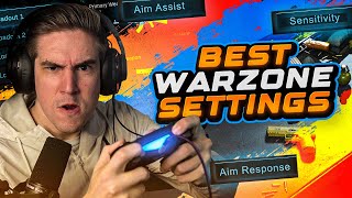 THE BEST WARZONE SETTINGS amp SENSITIVITY PC  CONSOLE GUIDE Warzone [upl. by Buke417]