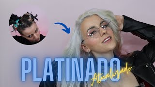 COMO DESCOLORIR E PLATINAR CABELO EM CASA  Tutorial Platinado Atualizado  Nay Firens [upl. by Peregrine]