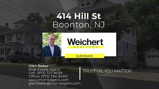 414 Hill St Boonton NJ [upl. by Aidni502]