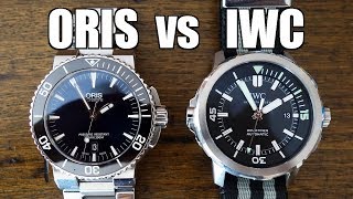 What do you get for 3x the price Oris Aquis Date vs IWC Aquatimer Automatic  Perth WAtch 236 [upl. by Heinrike272]