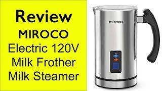 Review Miroco Milk Frother  How to make froth milk at home [upl. by Zennie]