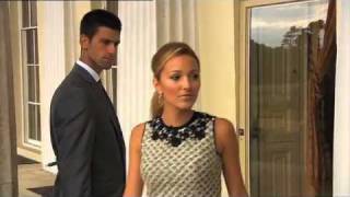 Novak Djokovic and Girlfriend  ATP World Tour Uncovered [upl. by Hanahsuar]