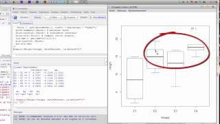 Comment faire le test de ANOVA dans R avec Rcmdr [upl. by Chastain]