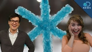 Make Your Own Crystal Snowflakes [upl. by Relyhcs]