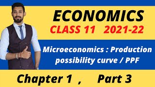 Production Possibility Curve  Microeconomics  Chapter 1  Class 11 [upl. by Alyekahs]