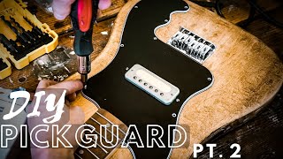 How to Make an EASY DIY PICKGUARD  Part 2 [upl. by Alexandria]