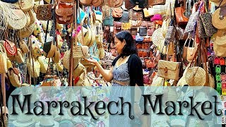 Exploring Marrakech Market in Morocco [upl. by Amasa]