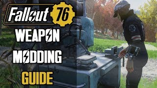 Fallout 76 Weapon Crafting Guide  All You Need To Know About Obtaining Weapon Mods amp Applying Them [upl. by Novah]