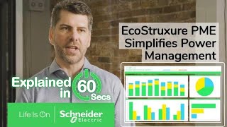 EcoStruxure Power Monitoring Expert in 60 Seconds  Schneider Electric [upl. by Annahael]