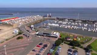 Cuxhaven von oben  Cuxland Ferienparks [upl. by Ahsemo]