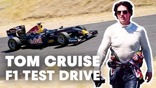 Tom Cruise test drives Red Bull Racing F1 car [upl. by Ful]