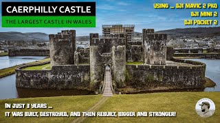 Caerphilly Castle  The Largest in Wales 2nd in Britain [upl. by Dnomsaj]