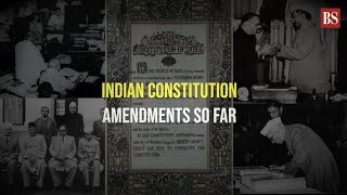 Indian Constitution Key Amendments So Far [upl. by Jacquelyn]