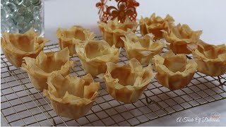 How to make Phyllo Cups [upl. by Husein792]