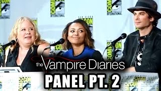 The Vampire Diaries Panel Part 2  ComicCon 2014 [upl. by Lotsirhc837]