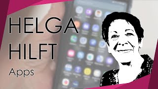 So lädt man eine App runter  Helga Hilft [upl. by Airretal]