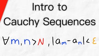 Intro to Cauchy Sequences and Cauchy Criterion  Real Analysis [upl. by Ddarb]