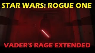 Star Wars Rogue One  Darth Vaders Rage  Extended [upl. by Anilra]