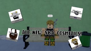 YBA Every single one of the new cosmetics added in the update [upl. by Drawyah]