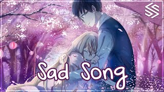 Nightcore  Sad Song Switching Vocals  Lyrics [upl. by Eaves]