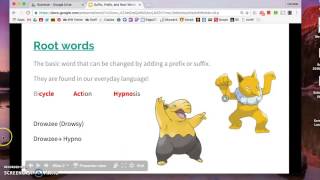 Prefixes root words and suffixes [upl. by Rodoeht]