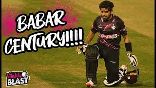 🎥 Babar Azam scores stunning 114 from 62 balls for Somerset [upl. by Holleran]