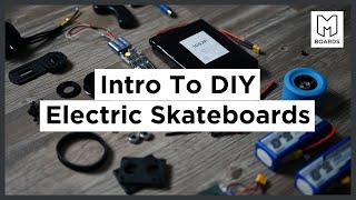 Intro To DIY Electric Skateboards  What Parts Are Needed [upl. by Casilda900]