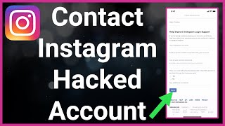 How To Contact Instagram About Hacked Account [upl. by Lusar]