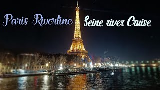 Paris Riverline 🇫🇷 Seine river night Cruise [upl. by Palumbo]