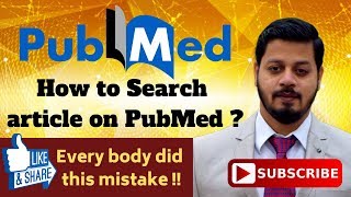 How to get a precise search on PubMEd [upl. by Drofdarb]