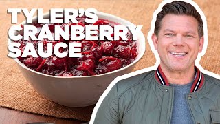 Tyler Florence Makes CranberryOrange Sauce  Tylers Ultimate  Food Network [upl. by Eada]