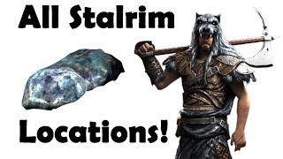 Skyrim Where to get Stalhrim All Locations Mining Guide [upl. by Jacobsohn]