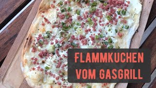 Flammkuchen „Elsässer Art“ vom Gasgrill [upl. by Rimidalb534]