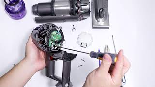 DYSON V11 vacuum cleaner handle replacement accessories disassembly video [upl. by Onimod]