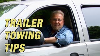 TRAILER TOWING TIPS FOR A PICKUP [upl. by Etnecniv]