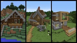 10 Minecraft Starter Houses [upl. by Kimball323]