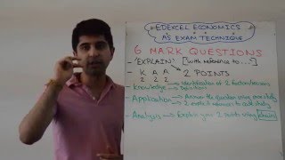 Edexcel AS Economics  6 Marker Exam Technique [upl. by Akahs]